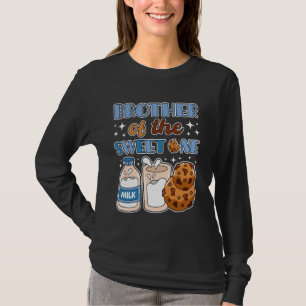 Bruder von Sweet One Cookies und Milch 1. Geburtst T-Shirt