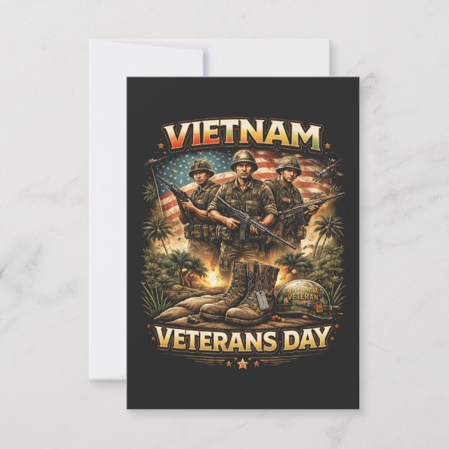 Brüder von Vietnam Dankeskarte (Vorderseite)