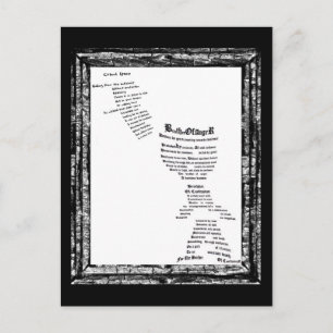 Bruder von Wut und Verwirrung Postkarte