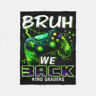 Bruder Wir Ck 2. Klasse Ck Zur Schule Gamer Level Fleecedecke