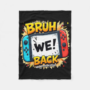 Bruder Wir Ck Glücklich Erster Tag Videospiel-Cont Fleecedecke