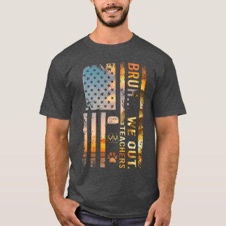 Bruder wir outeacher Sommer Camping Flip Flops Mäd T-Shirt