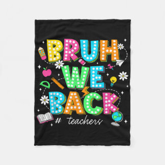Bruder Wir sind zurück Lehrer Retro-Shirt Zurück z Fleecedecke