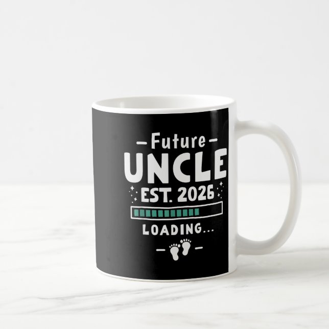 Bruder zum Onkel Schwangerschaftsankündigung - Zuk Kaffeetasse (Rechts)