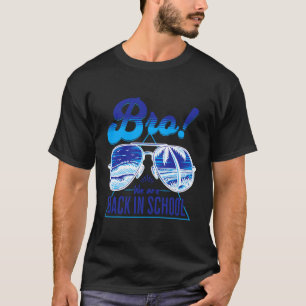 Bruder zurück in der Schule, cooler Sonnenbrille L T-Shirt