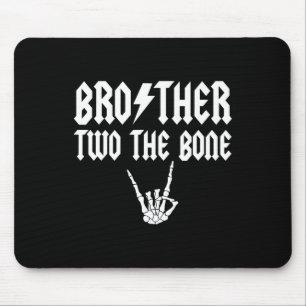 Bruder Zwei Der Knochen Skelett Hand Familiengebur Mousepad