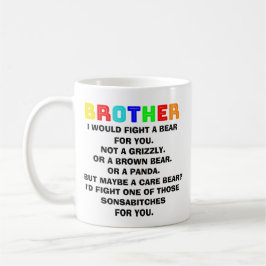 Brudergeschenke, Brudergeschenke, Tasse, lustiges Kaffeetasse