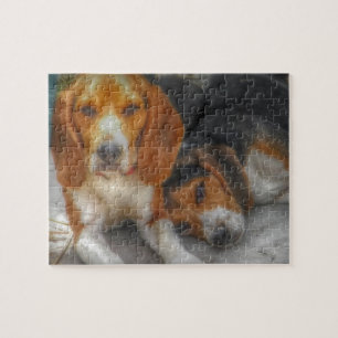 Brüderliche Beagles Puzzle