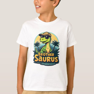 Brüdersaurus – Lustiger Cartoon-Dinosaurier-Bruder T-Shirt