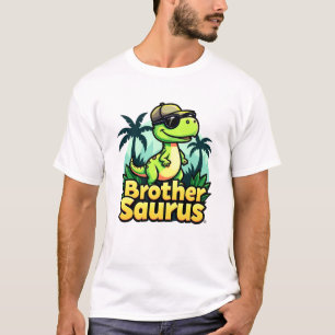 Brüdersaurus – Lustiger Cartoon-Dinosaurier-Bruder T-Shirt