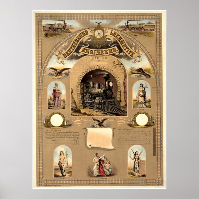 Bruderschaft der Lokomotivingenieure Poster (Vorne)