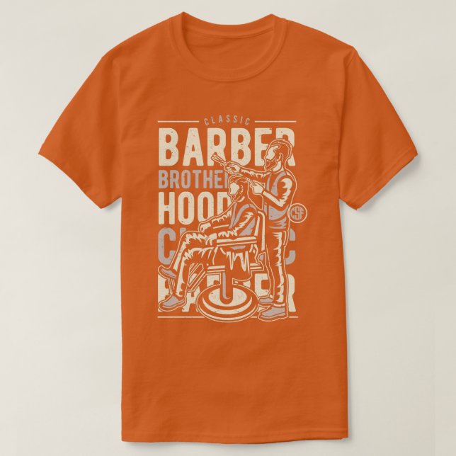 Bruderschaft des Barbers 21 T-Shirt (Design vorne)