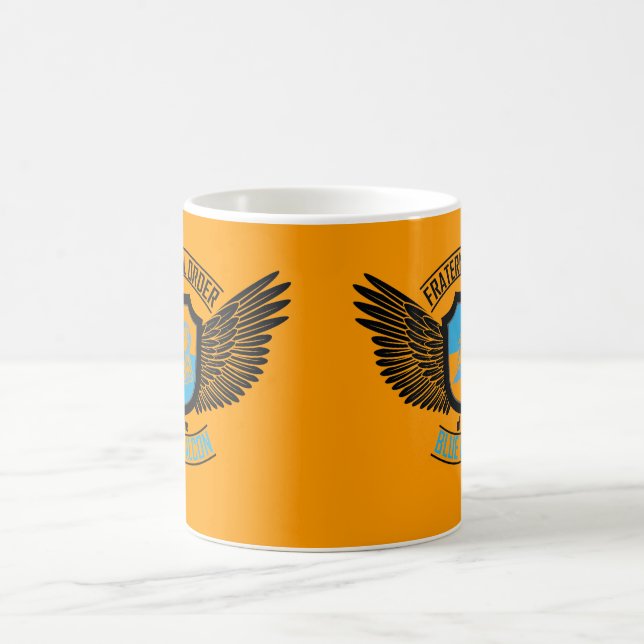 Bruderschaft des blauen Falken, blauer Falke Tasse (Mittel)