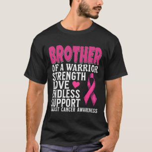 Bruderschaft eines Brustkrebses eines Kriegers T-Shirt