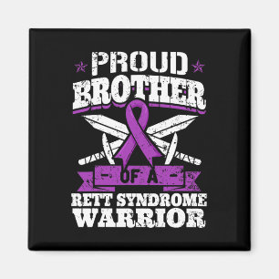 Bruderschaft eines Rett-Syndroms - Bewusstsein des Magnet