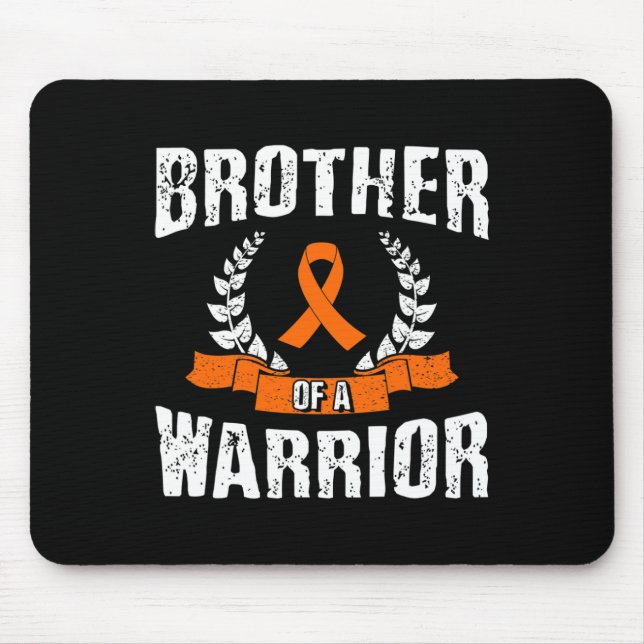 Bruderschaft eines Warrior Leukämie Bewusstsein Mousepad (Vorne)