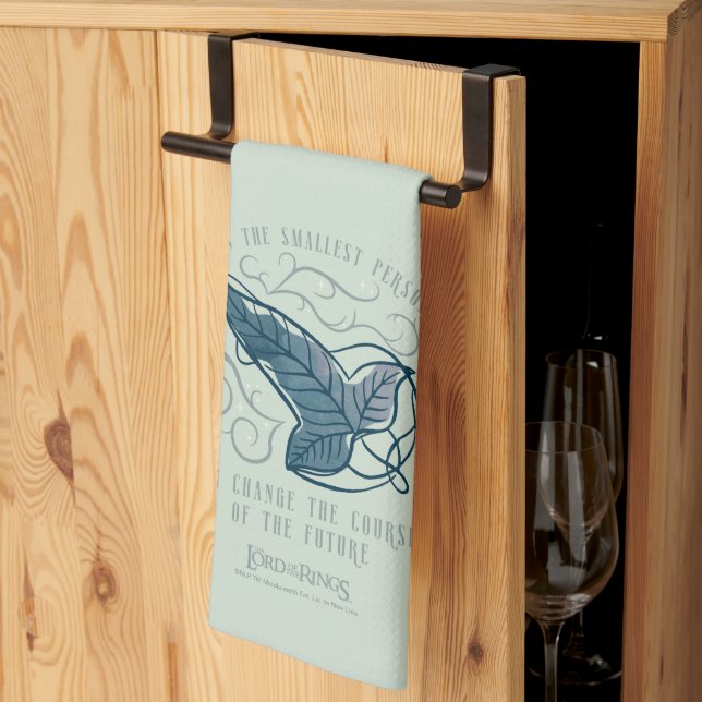 Bruderschaft Elben Brosche Zitat Grafik Geschirrtuch (Drittel gefaltet)