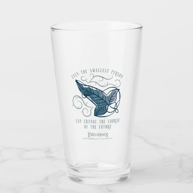 Bruderschaft Elben Brosche Zitat Grafik Glas (Vorderseite)