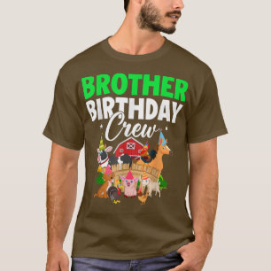 Bruderschaft Geburtstags-Crew Funny Funny Farm Ani T-Shirt