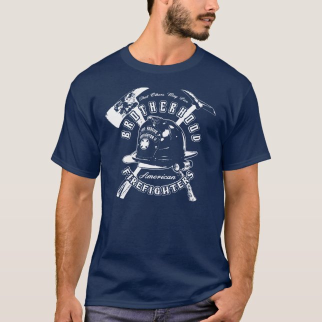 Bruderschafts-Feuerwehrmänner T-Shirt (Vorderseite)