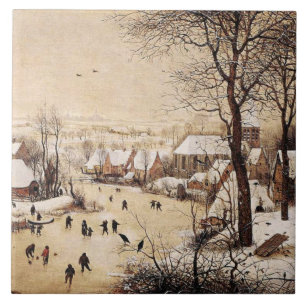 Bruegel the Elder - Winterlandschaft Fliese