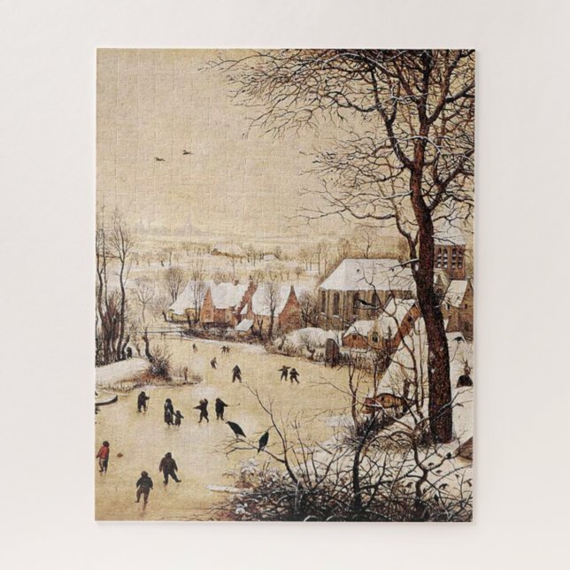 Bruegel the Elder - Winterlandschaft, Puzzle (Vertikal)