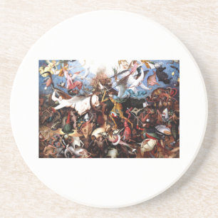 Bruegels "Der Fall der Engel der Rebellen" (1562) Getränkeuntersetzer