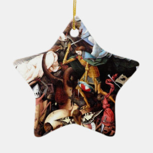 Bruegels "Der Fall der Engel der Rebellen" (1562) Keramikornament