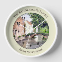 Bruges Belgium Watercolor von Farida Greenfield