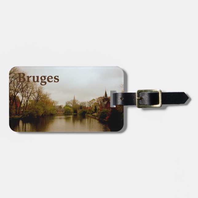 Brüges Souvenir Gepäckanhänger (Vorderseite horizontal)