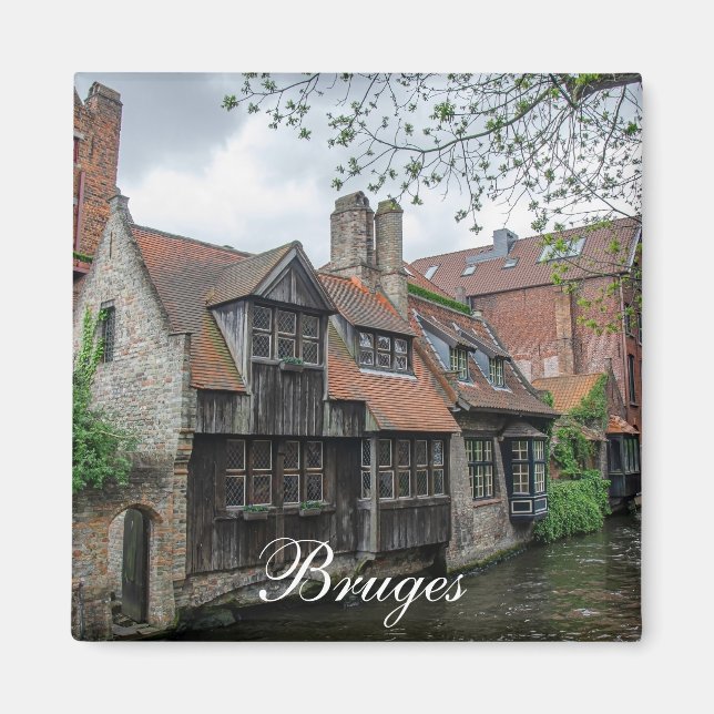Brügge Altstadt in Belgien Magnet (Vorne)