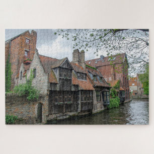 Brügge Altstadt in Belgien Puzzle