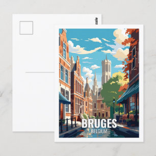 Brügge Belgien Berühmte Reiseziele Postkarte