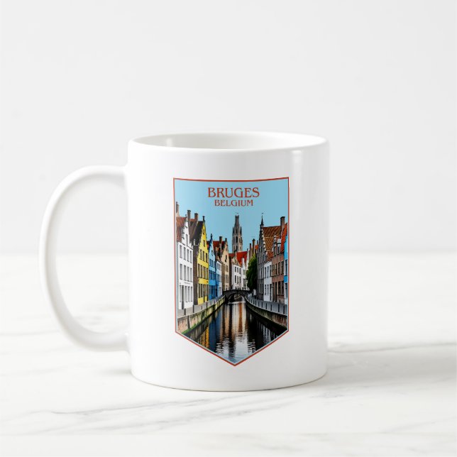 Brügge Belgien Europa Kaffeetasse (Links)