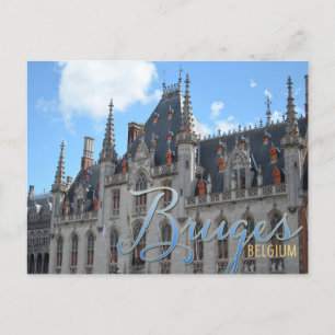 Brügge Belgien   Gebäude des Provence Court Postkarte