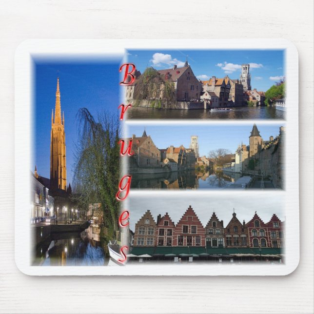 Brügge Belgien Mousepad (Vorne)