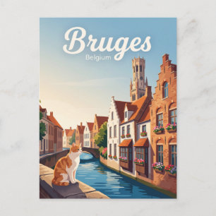 Brügge Belgien Postkarte