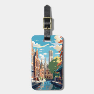 Brügge Belgien Reise Gepäckanhänger
