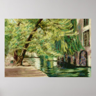 Brügge-Kanal-Plakat oder Druck Poster