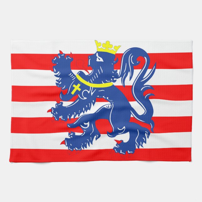 Brügge Stadt Flag Belgien Symbol Geschirrtuch (Horizontal)