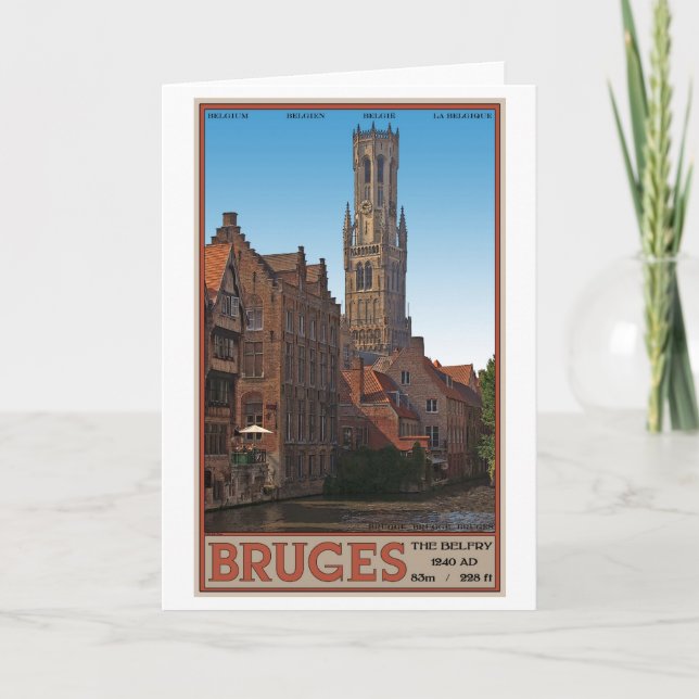 Brugge - The Belfry Karte (Vorderseite)