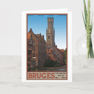 Brugge - The Belfry Karte