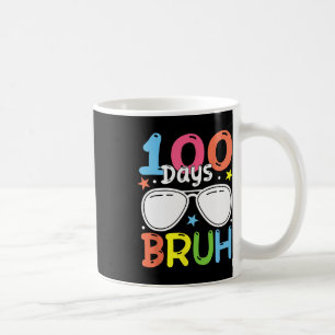 Bruh 100 Days of School Boys 100 Day of School T Kaffeetasse