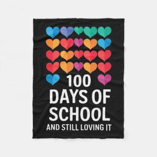 Bruh 100 Tage der Schule 100. Schultag Fleecedecke