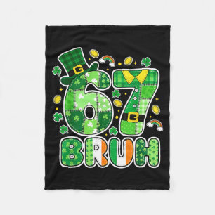 Bruh 67 Meme Six Seven Für Kinder Jungen Mädchen S Fleecedecke