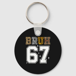 Bruh 67 Meme T-Shirt sechs sieben Kinder Jungen Ti Schlüsselanhänger