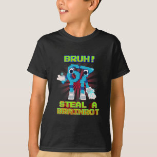 Bruh 67 Sechs Sieben 6-7 Lustiges Brainrot-Meme fü T-Shirt