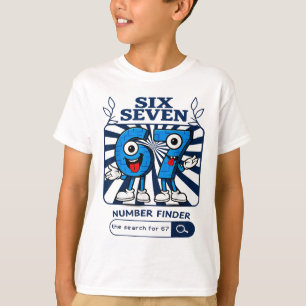 Bruh 67 Sechs Sieben 6-7 Talian Brainrot Meme Für T-Shirt