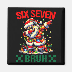 Bruh 67 Sechs Sieben Lustiges Weihnachten Santa Cl Magnet