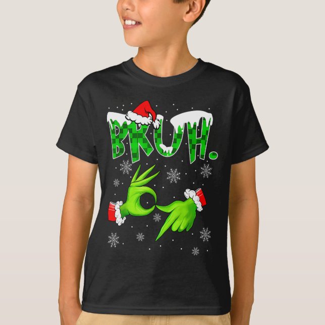 Bruh 67 Six Seven 6 7 Meme Christmas Funny Gen Alp T-Shirt (Vorderseite)